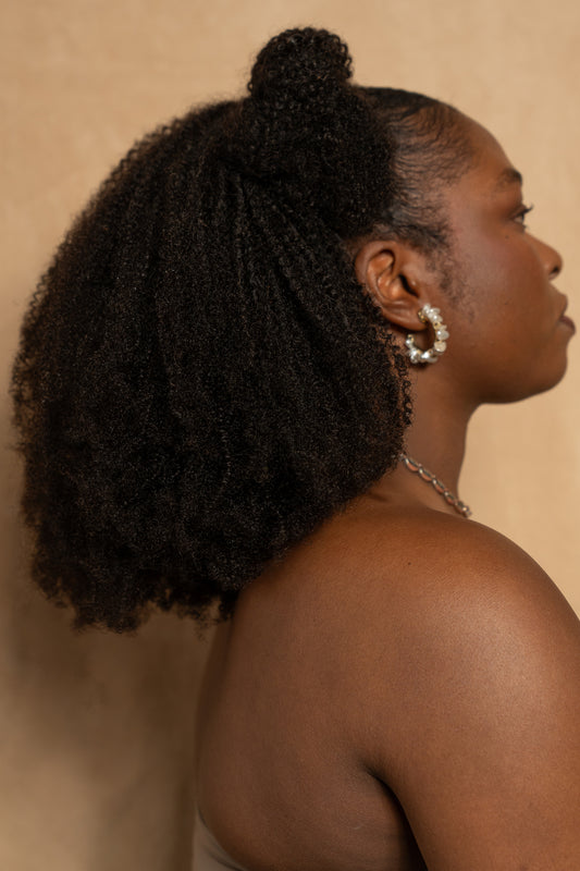 Textured Half Wig – 4C Blend | Protective Ready-to-Wear Style